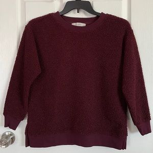 Loft Boucle Crewneck Sweater